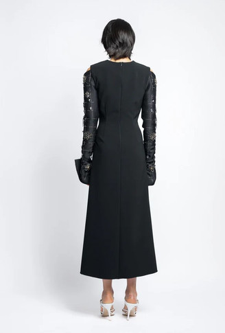 Crepe Cocktail Tunic Dress