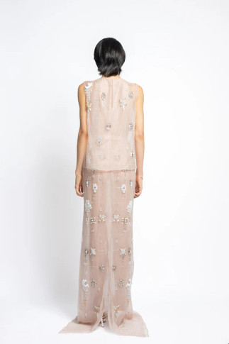 Halter Gown with Matching Top