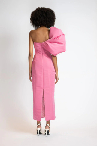 Camellia Faille Dress