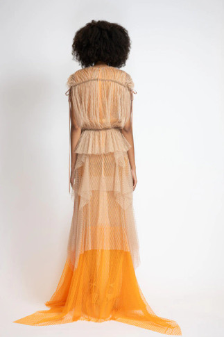 Lattice Bohemian Gown