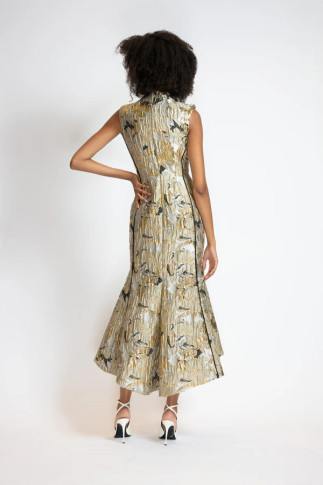 Marble Jacquard Dress