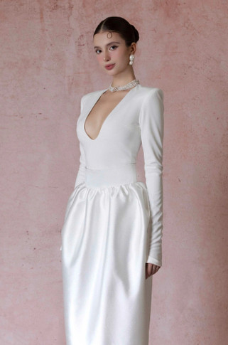 Long Sleeve Top with Skirt