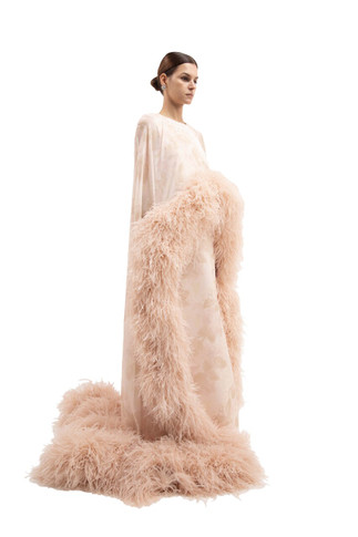 Feather Hannah Gown
