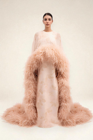 Feather Hannah Gown
