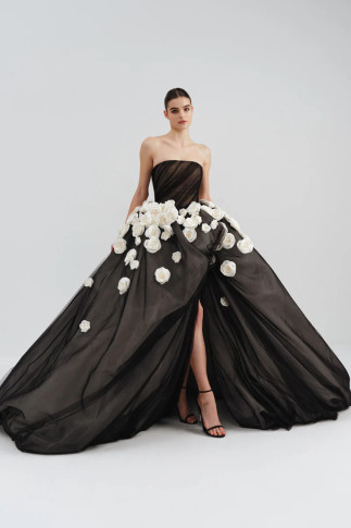 Strapless Tulle Ballgown
