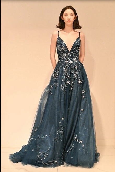 The Atelier Couture Embellished Sleeveless Gown - District 5 Boutique