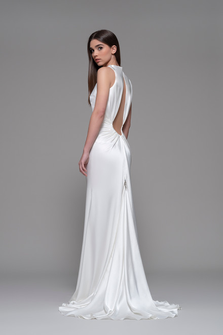 Isabel Sanchis Derovere Exposed Back Gown