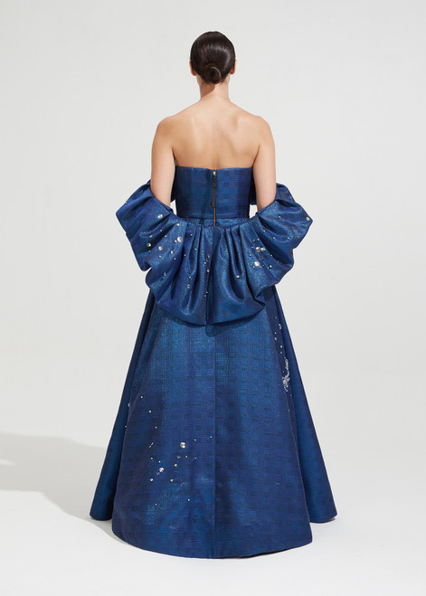 Shop Khoon Hooi Ophelia Off Shoulder Gown