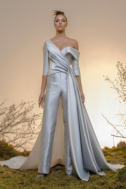 Mark Bumgarner Silk Gazar Jumpsuit