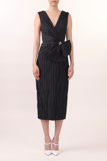 Jason Wu Collection Pleated V-neck Cocktail Dress