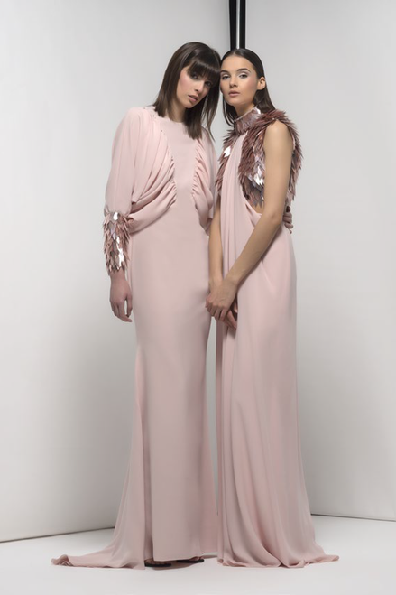 Shop Isabel Sanchis L-long Sleeve Dillboro Gown