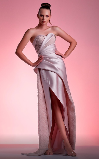 Gaby Charbachy Strapless Sweetheart Gown