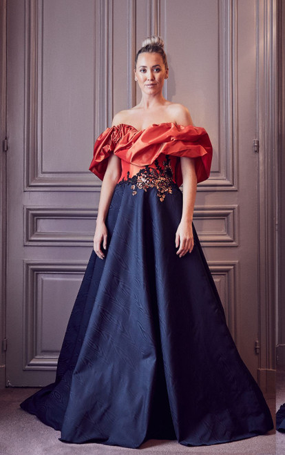 Gatti Nolli By Marwan Off The Shoulder A-line Gown