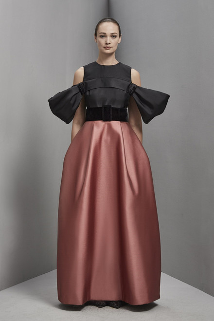 Shop Khoon Hooi Millie Sleeveless Taffeta Full Skirt Gown