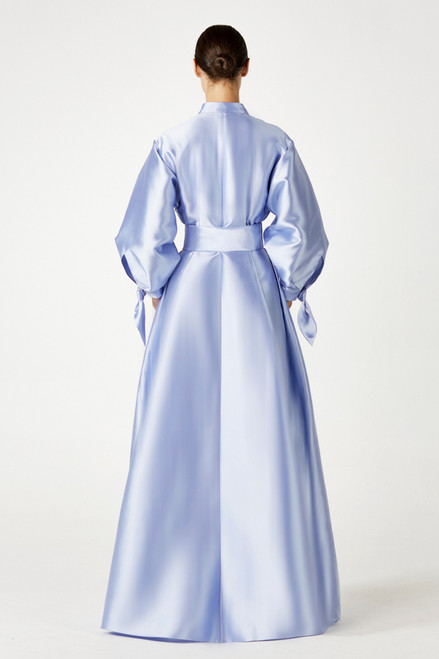 Shop Khoon Hooi Aria Long Sleeve Taffeta Shirt Gown