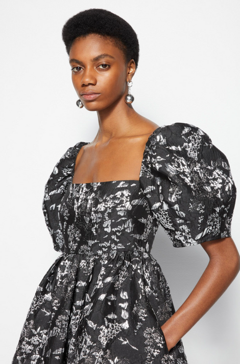 Jonathan Simkhai Kylie Puff Sleeve Mini Dress - District 5 Boutique