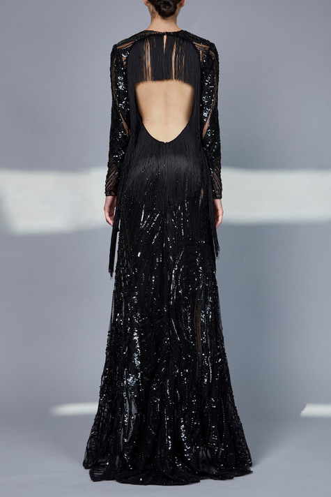 Elie Saab Sleeveless Beaded Gown- District 5 Boutique