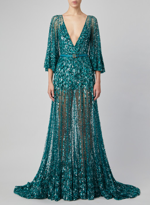 Deep Teal Gown