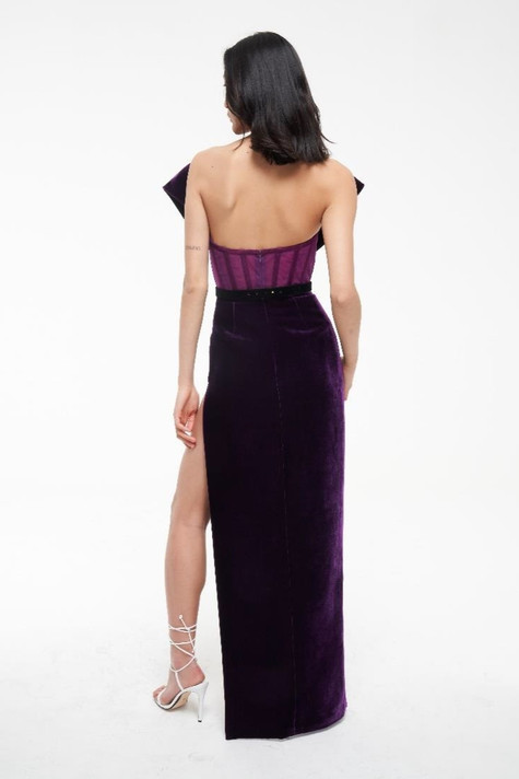 Velvet Purple Gown