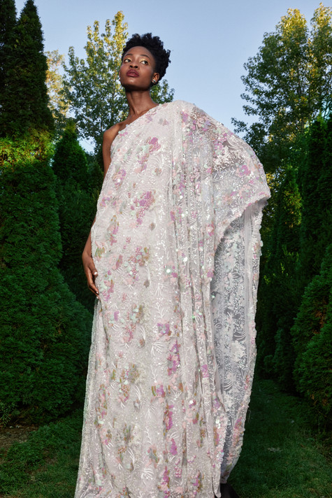 Thea Custom Sequin Gown