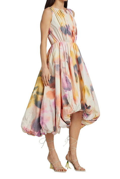 Sleeveless Iris Wrap Cocktail Dress