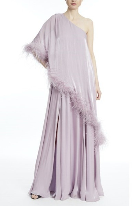 Feather Popover Gown