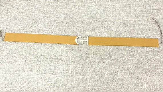 Thin Monogram Belt