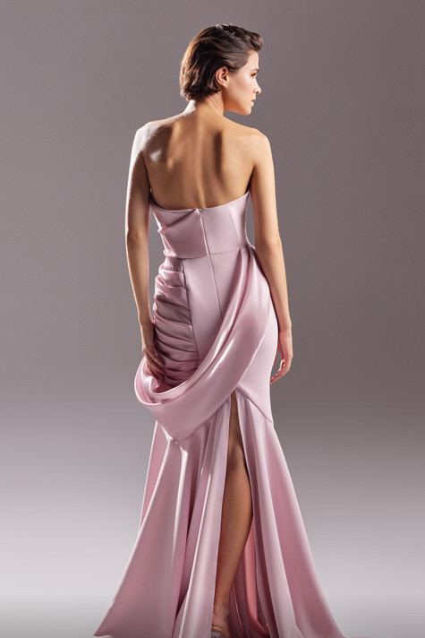 Two Toned Muted Pink Gown