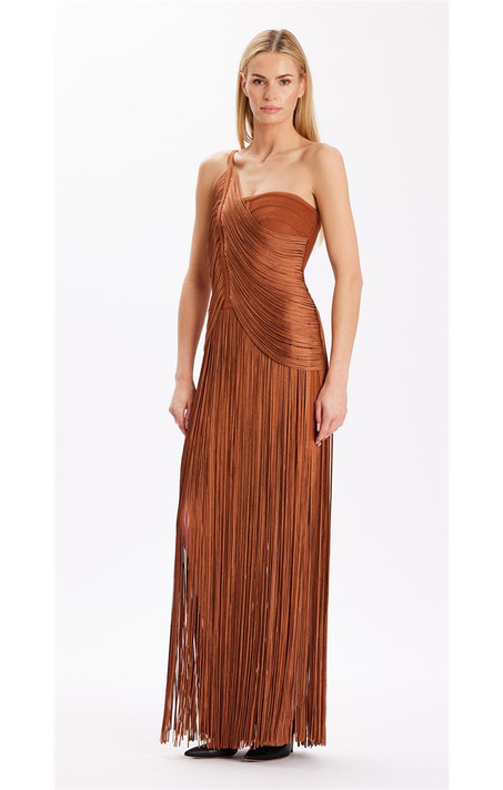 Allure Fringe Gown – Mahender NYC