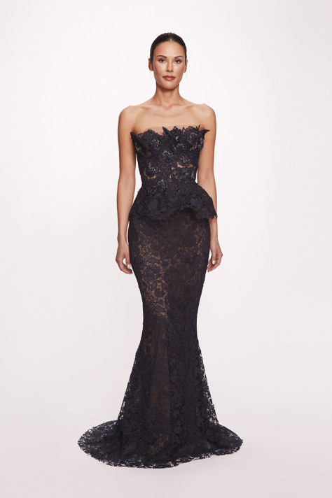 Guipure Lace Gown