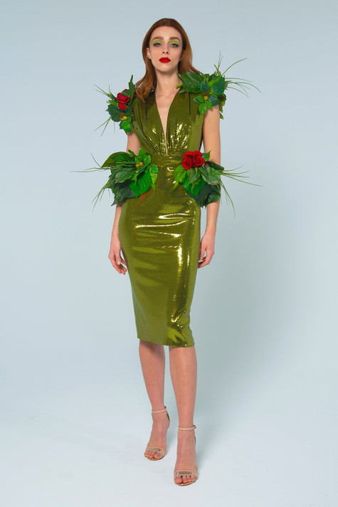 Green Garden Dress