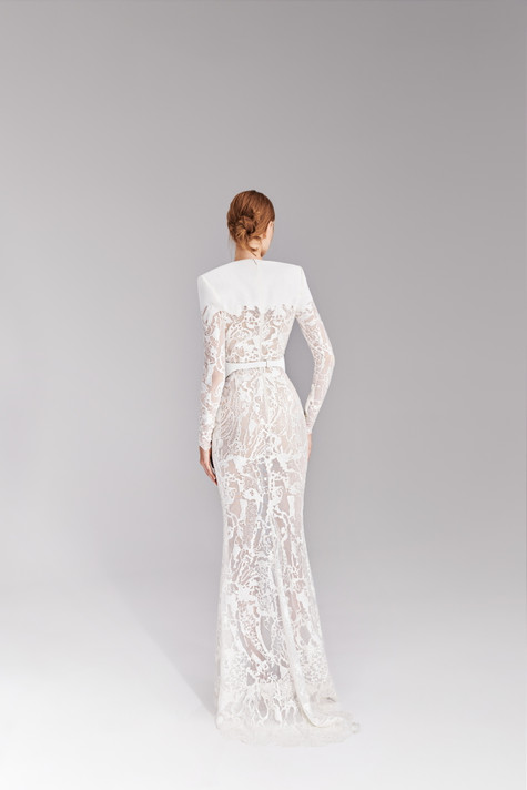 Embroidered Thread Gown