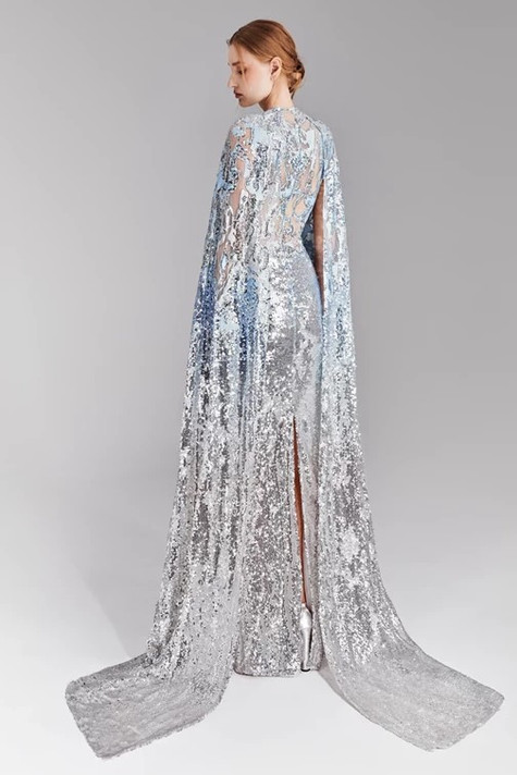 Dramatic Sequined Gown