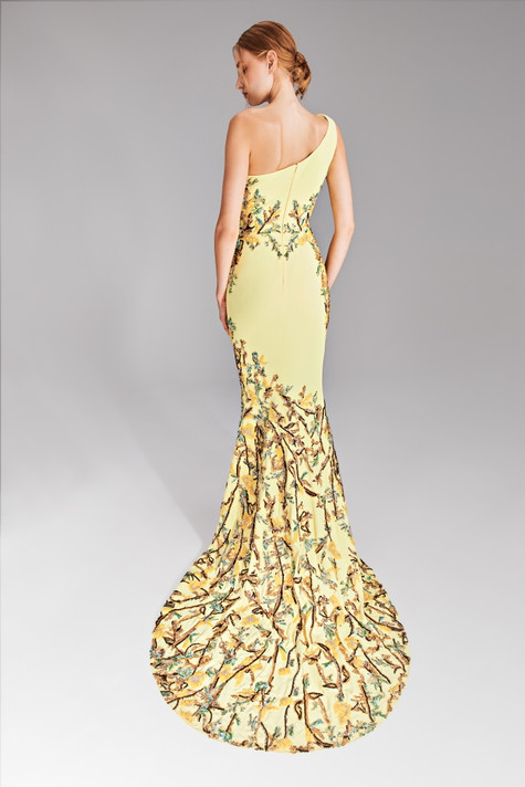 Mermaid Embroidered Gown