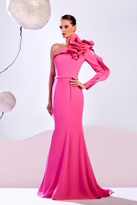 One  Sleeve Gown