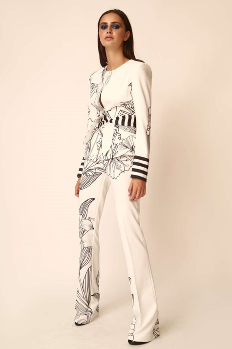 Long Sleeve Blazer with Trousers