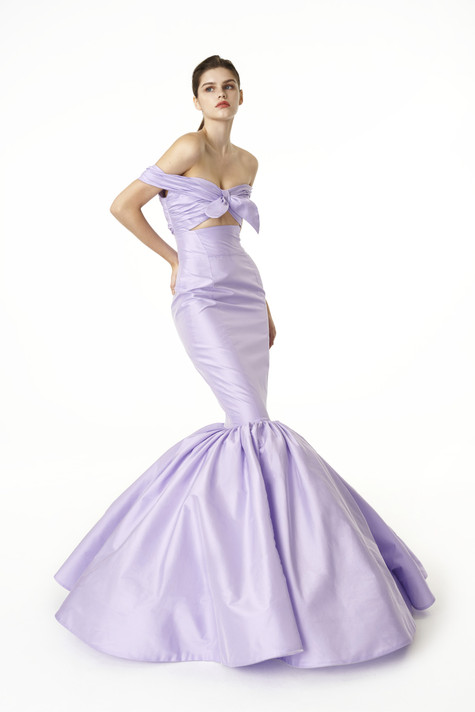 Taffeta Mermaid  Gown