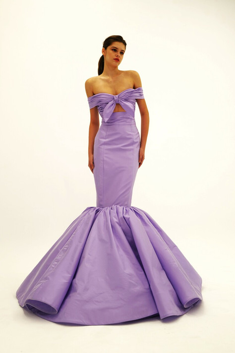 Taffeta Mermaid  Gown