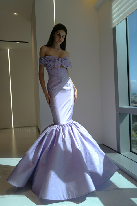 Taffeta Mermaid  Gown