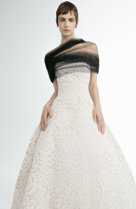White Strapless Midi Dress