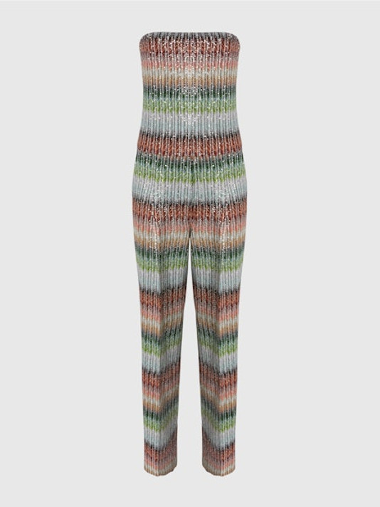 Wide Stripe Jumpsuit