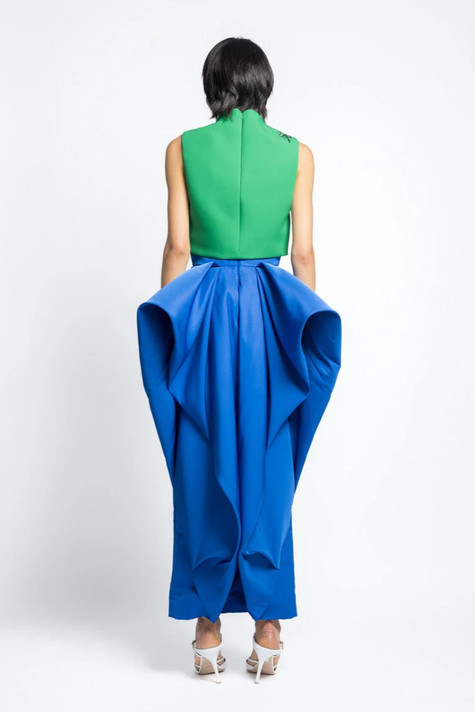 Cady Top with Faille Pencil Skirt