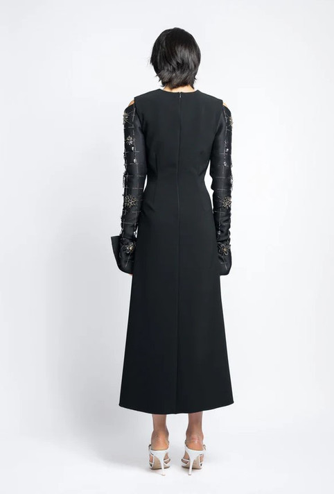 Crepe Cocktail Tunic Dress