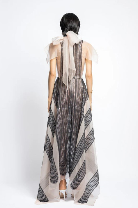 Lace and Organza Dress