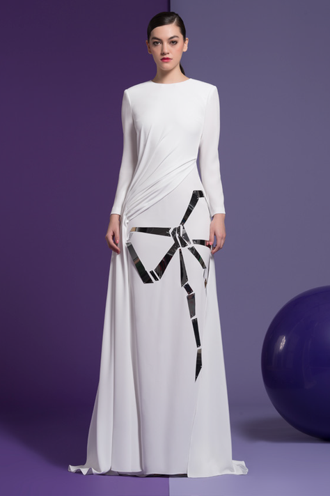 Isabel Sanchis Long Sleeve Katia Gown 216
