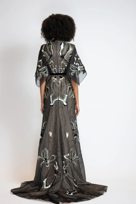 Rhyme Embroidered Gown