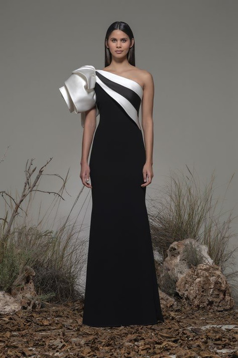 Bojano One Shoulder Gown