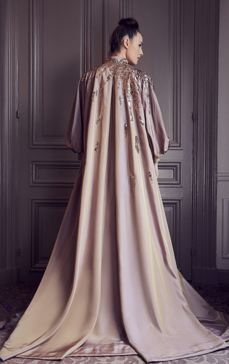 Embellished Gown and Cape