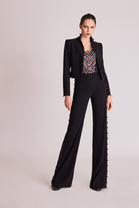 Sequin Top Long Sleeve Jacket and Pants