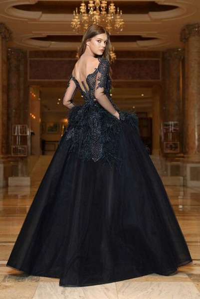 Tony Ward Puff Sleeve Gown - District 5 Boutique